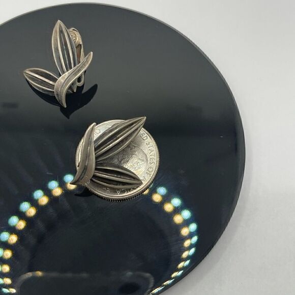 Earrings vintage by Joan polsdorfer sterling - Picture 7 of 12